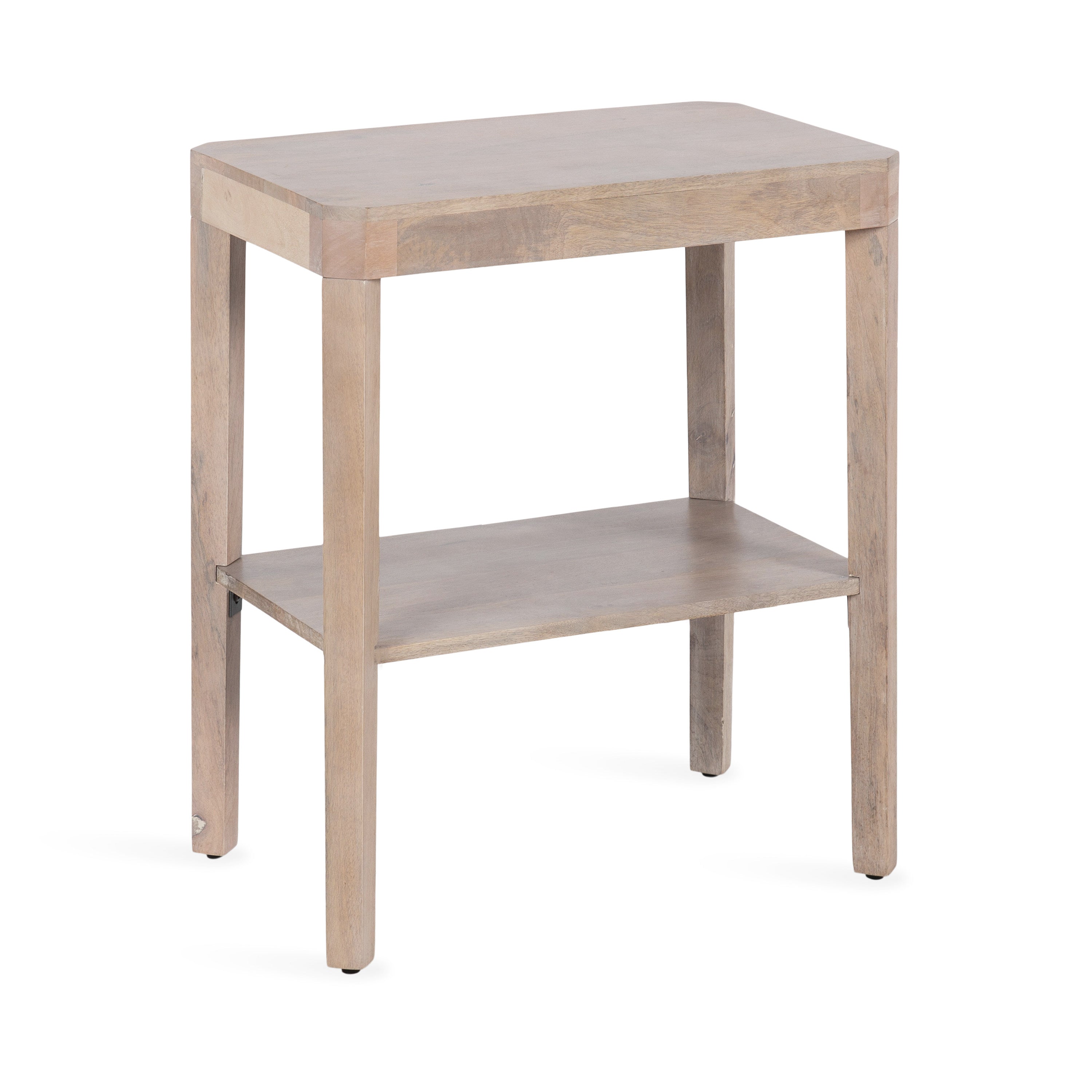 Side Table Natural Beige 22x14x26 1