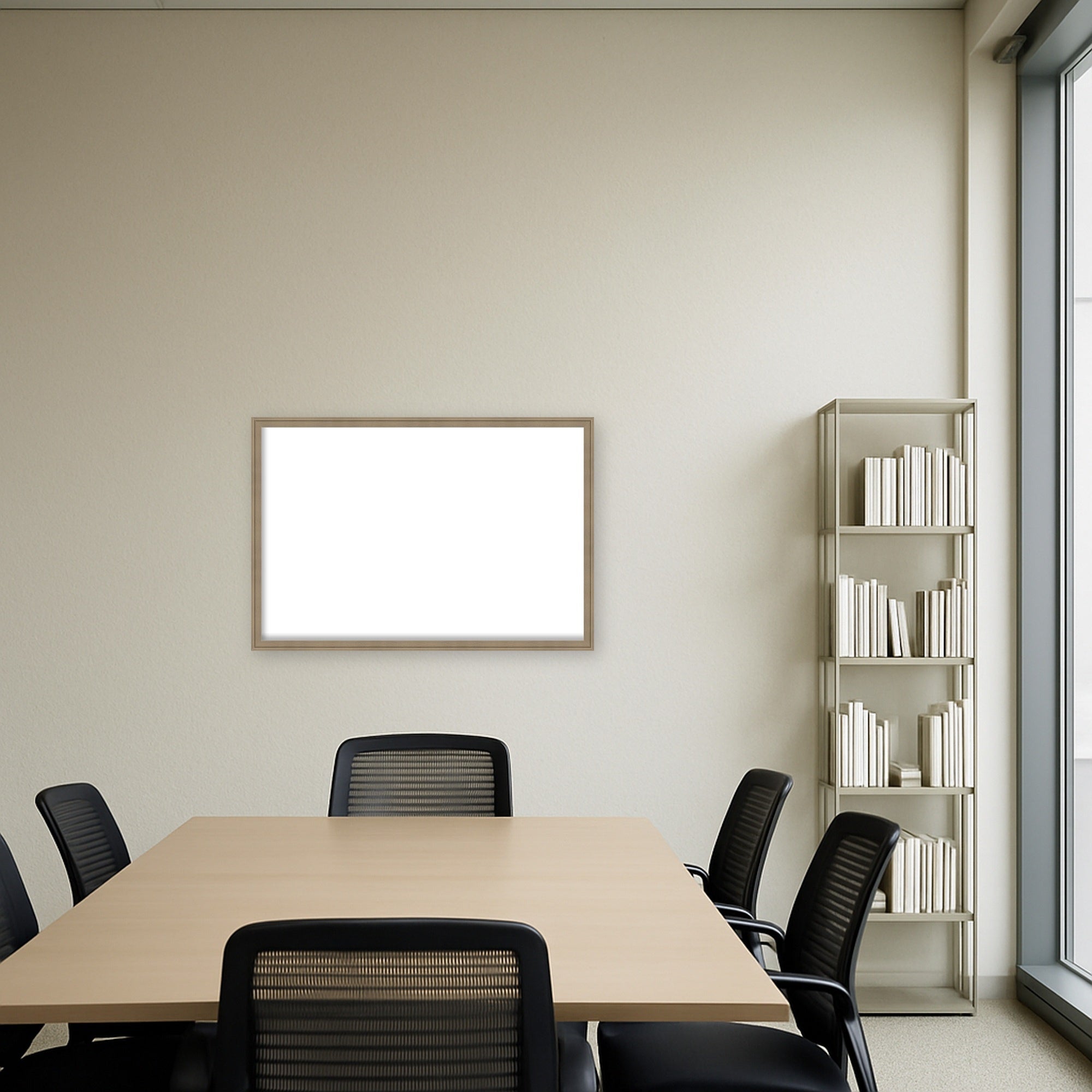 Dry Erase Board Florence Light Brown 26x38 6