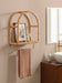 Bathroom Shelf Natural 17x8x22 7