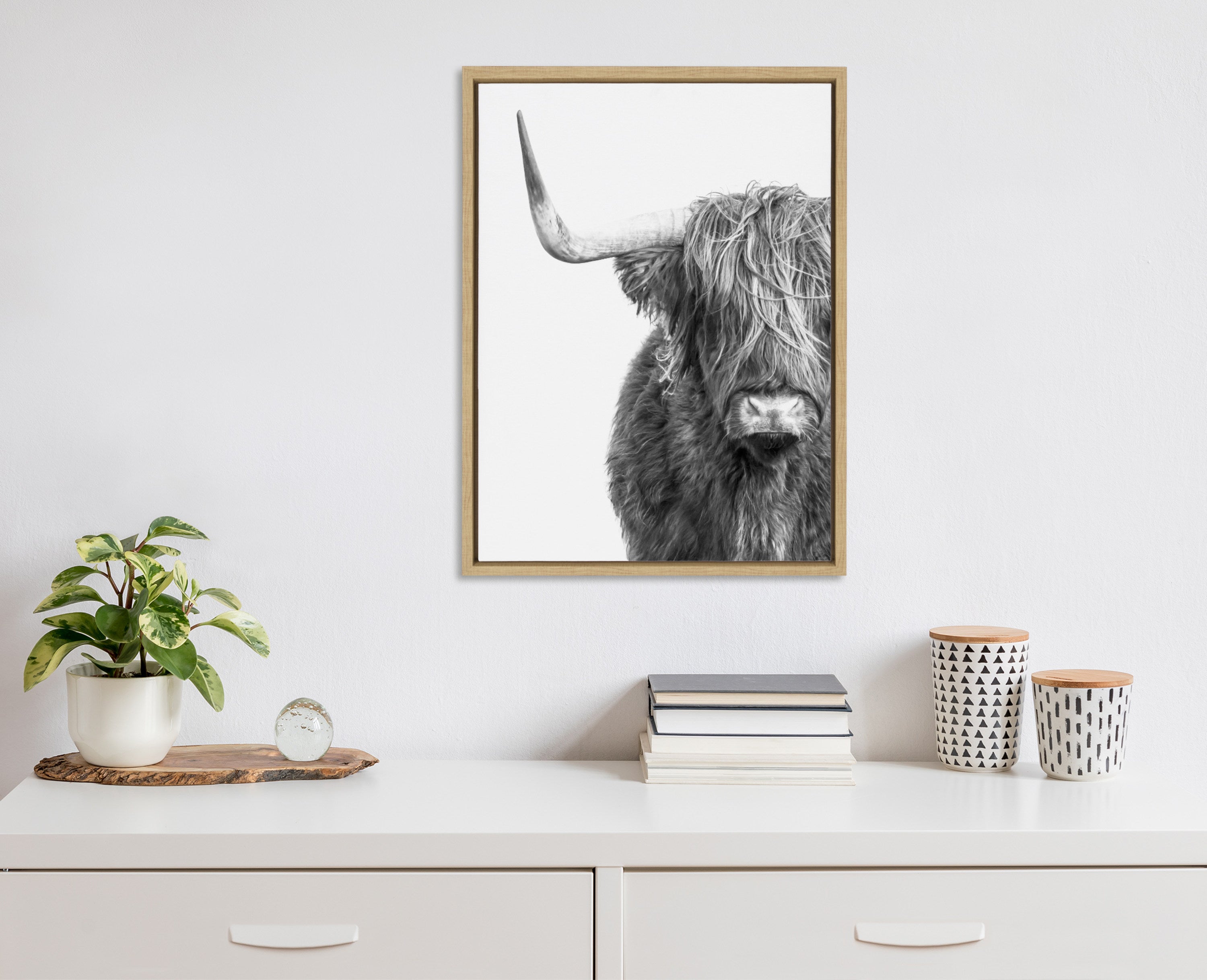 Framed Canvas Sylvie Natural 18x24 5