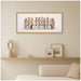Framed Canvas Sylvie Natural 40x18 5