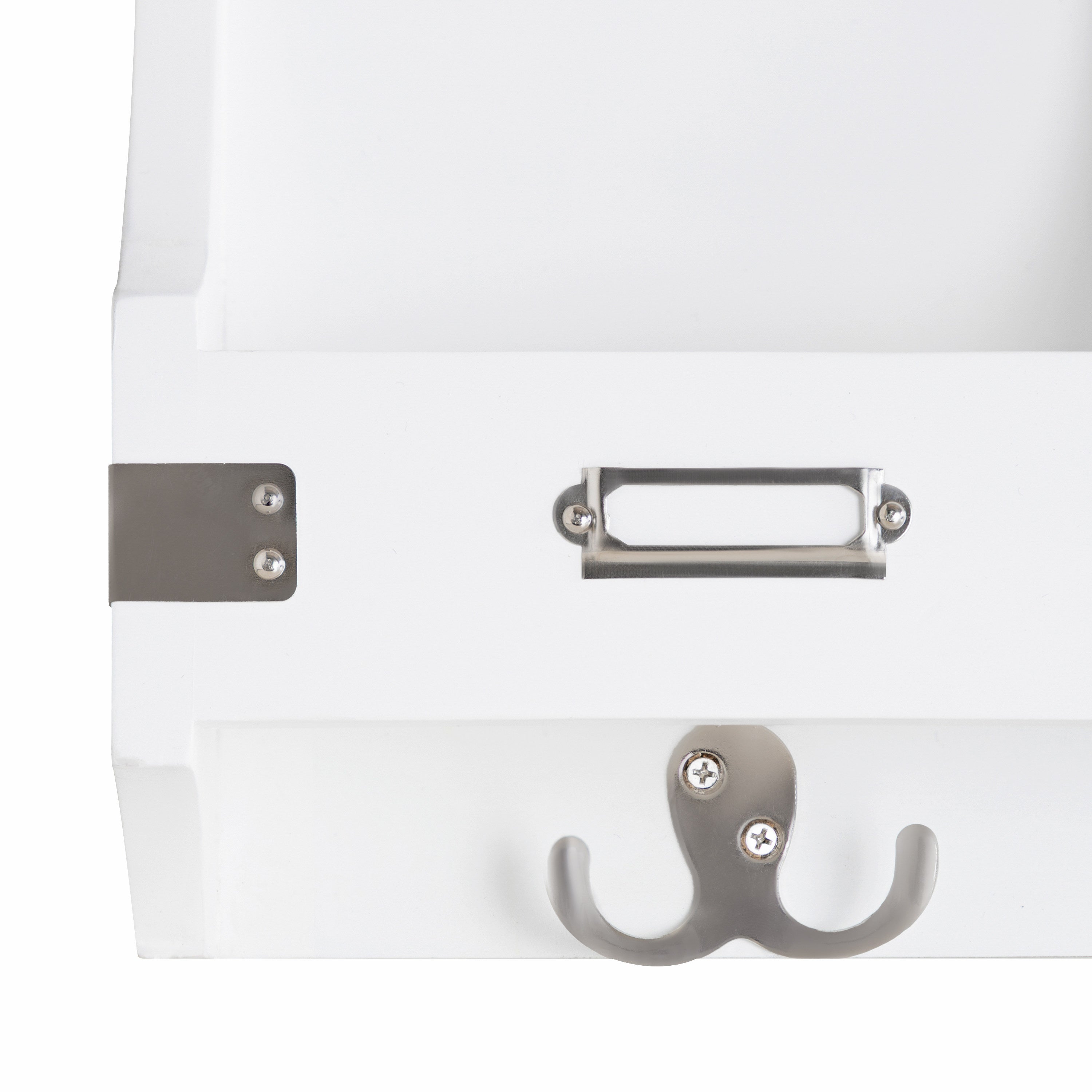 Stallard Wood Wall Pinboard with Hooks