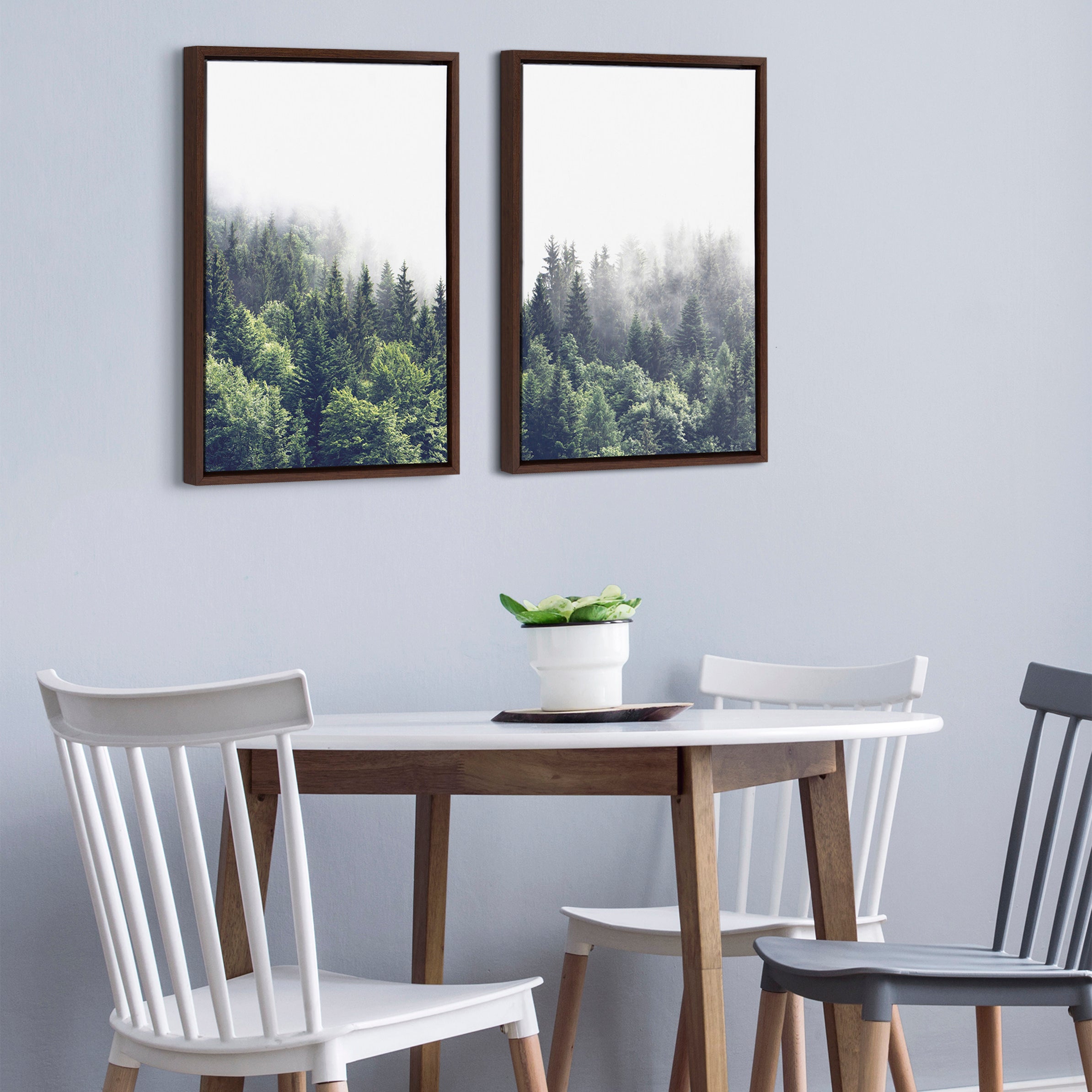 Art Set 2 Piece Set 18x24 Sylvie Walnut 7