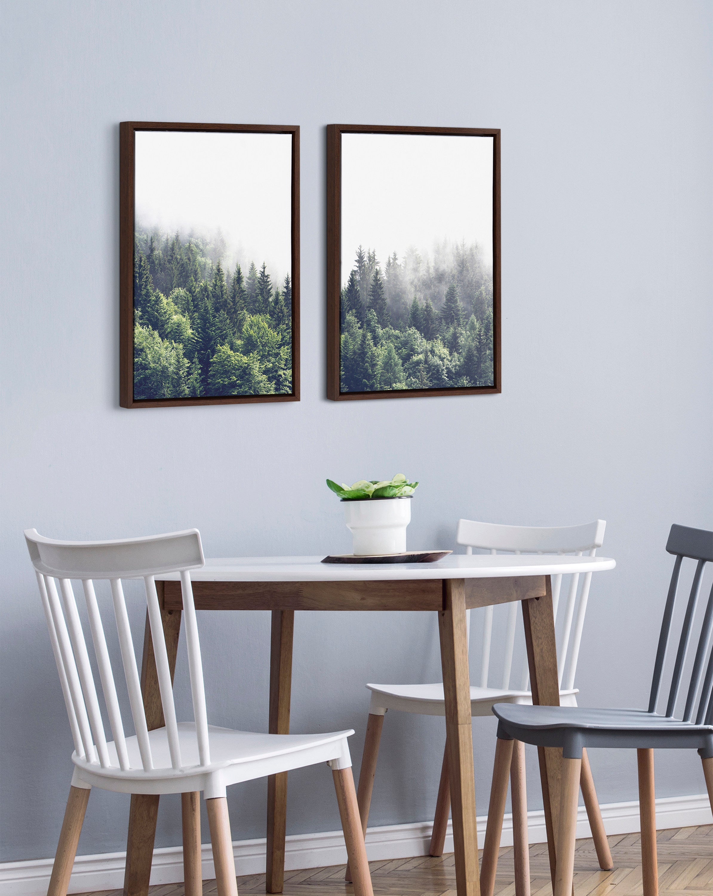 Art Set 2 Piece Set 18x24 Sylvie Walnut 7