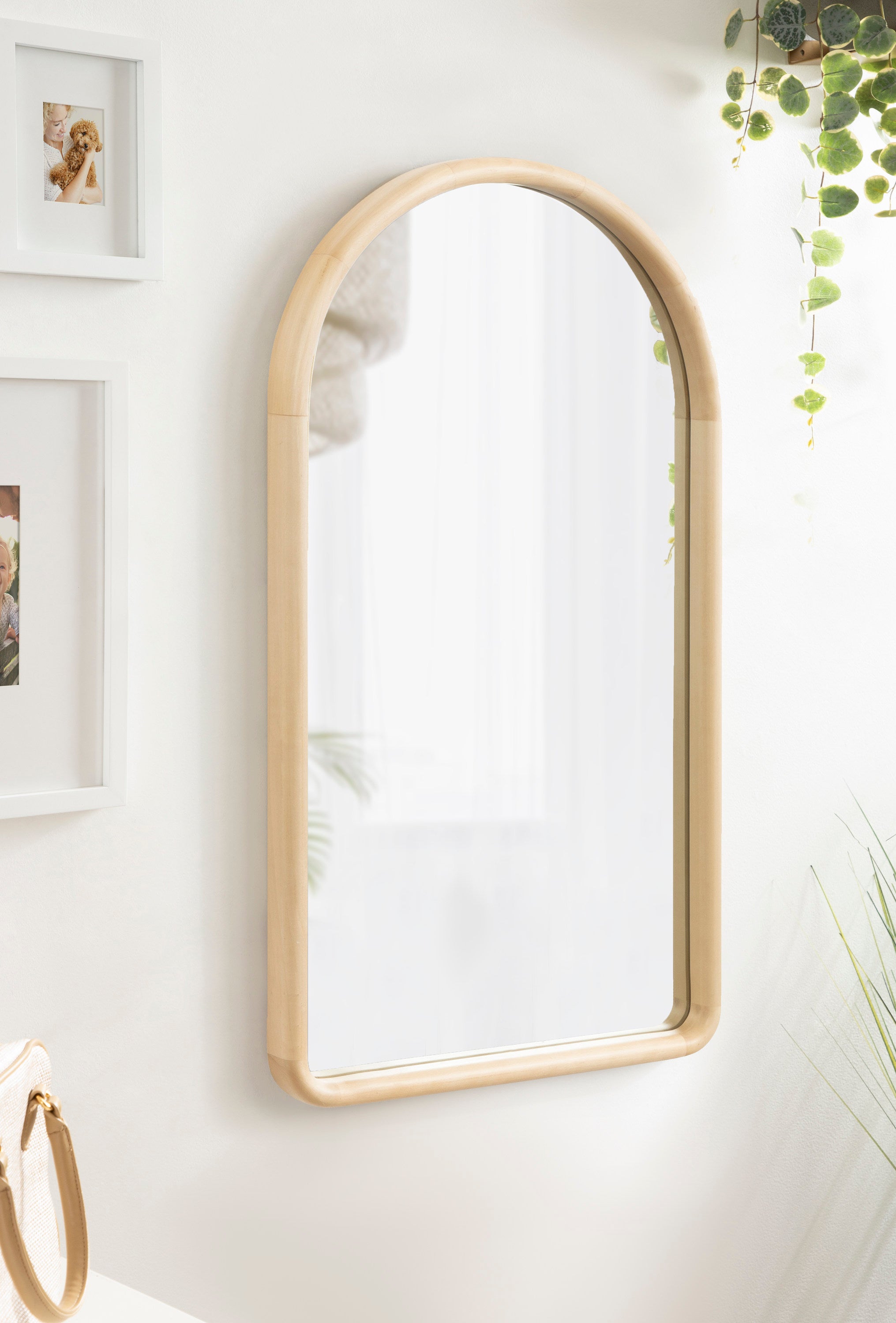 Arch Mirror Natural 20x36 7