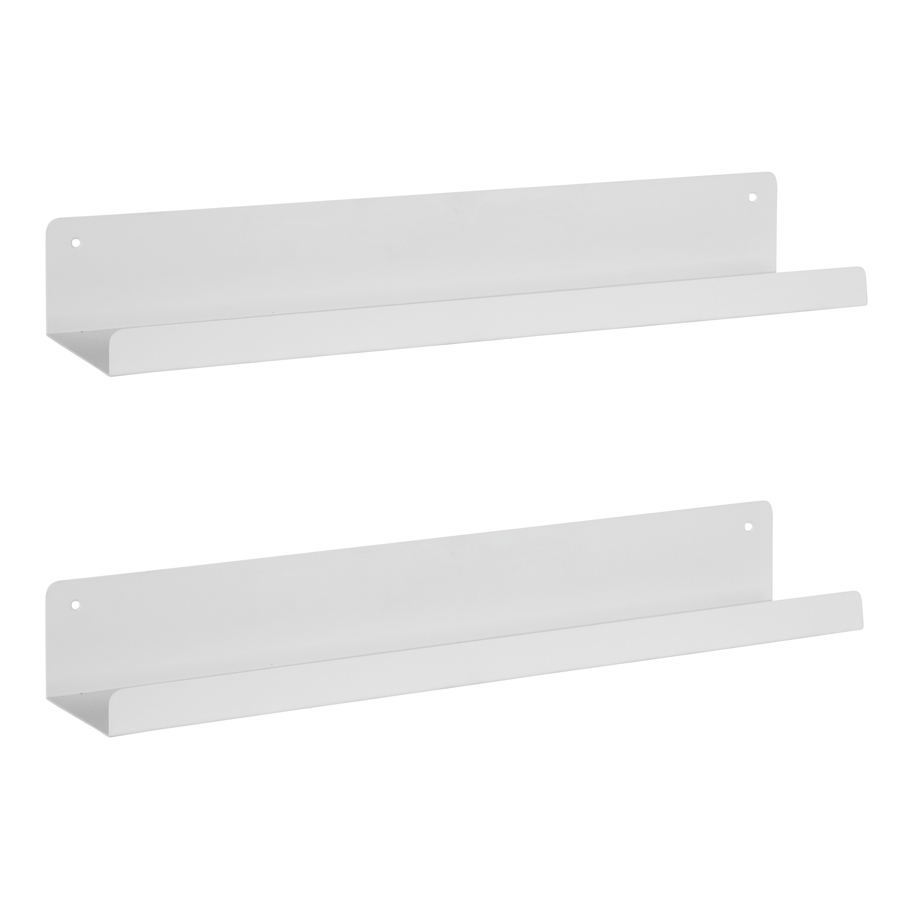 Floating Shelf 2 Piece - 24" White 1