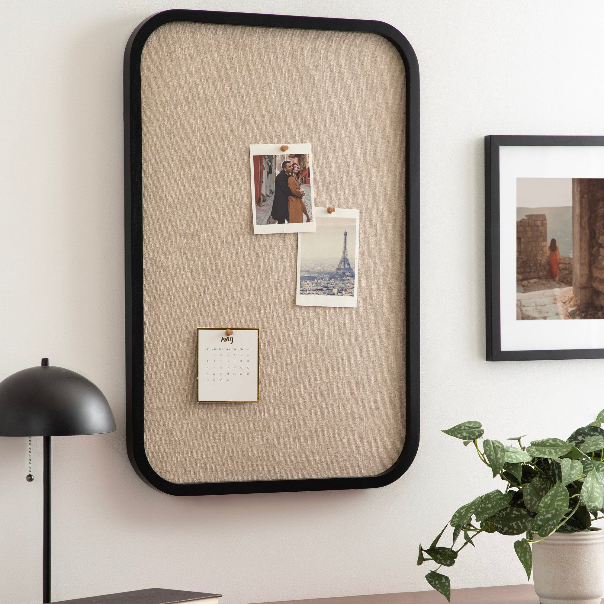 Pinboard Black 20x30 8