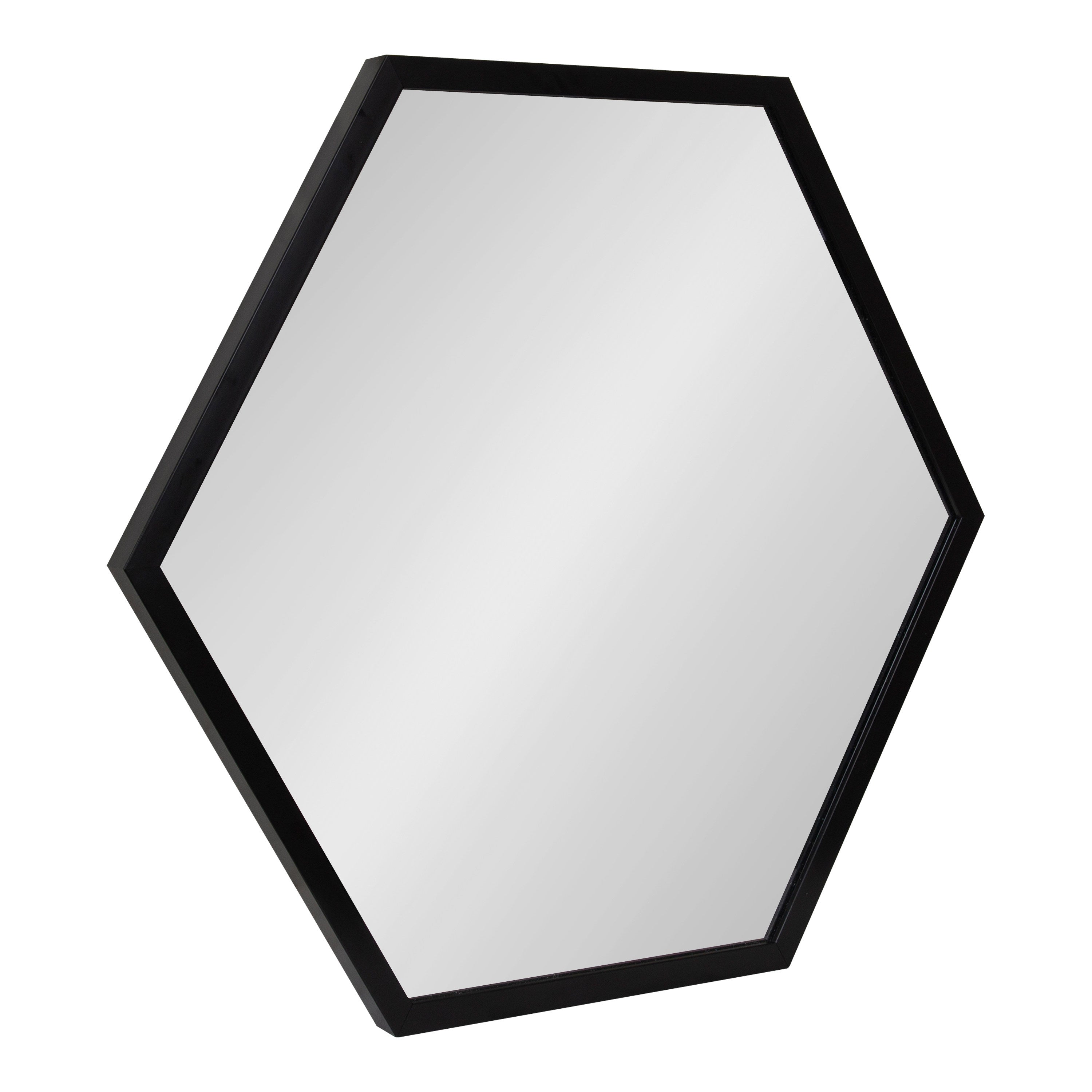Laverty Framed Hexagon Wall Mirror