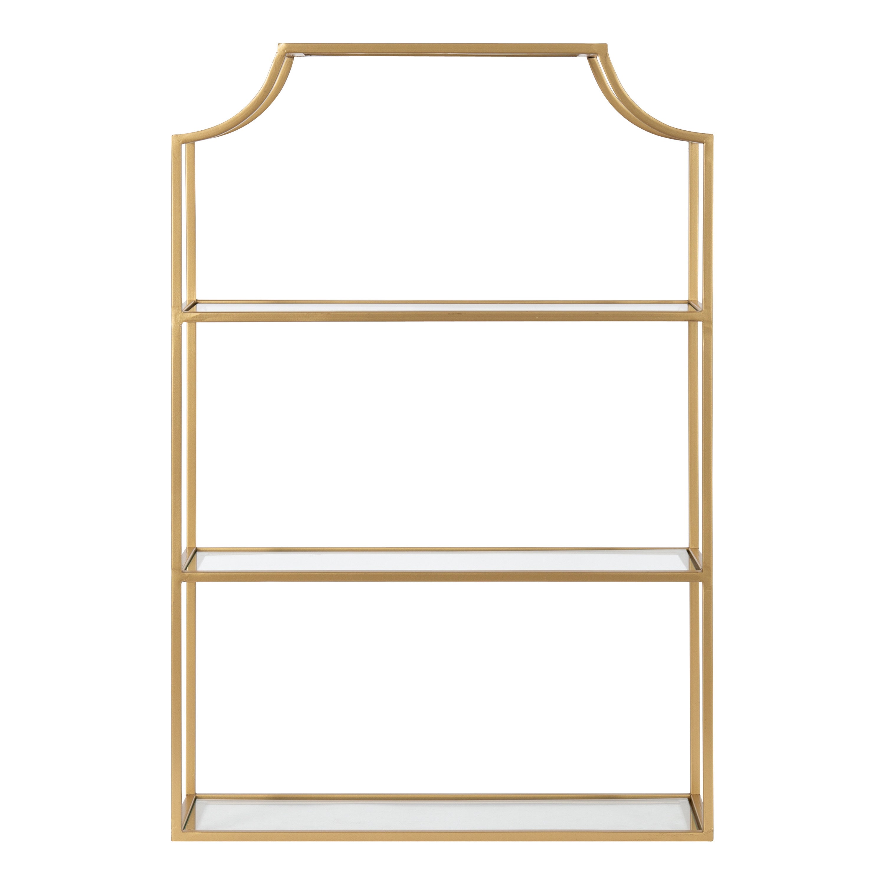 Accent Shelf Gold 21x30 3