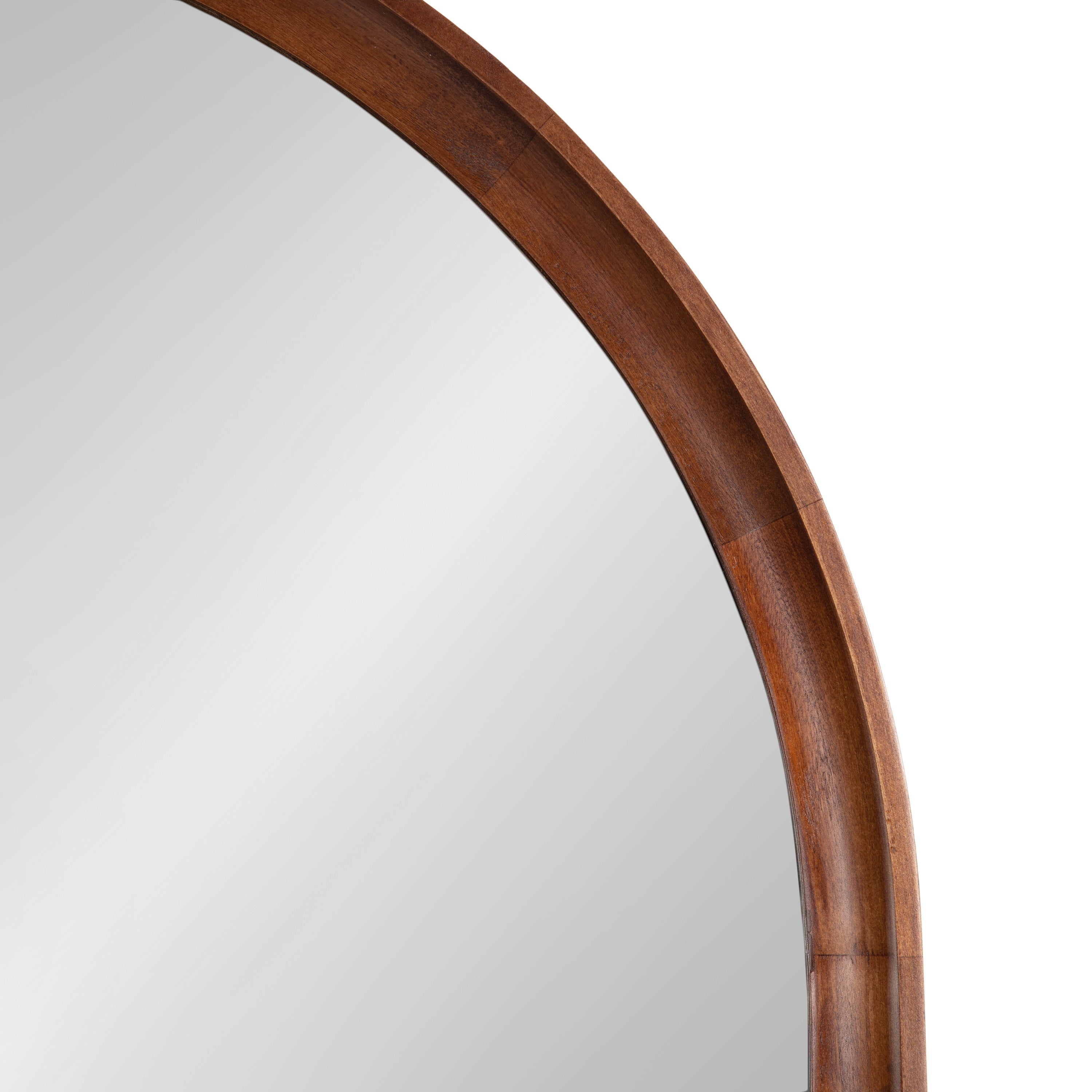 Arch Mirror Dark Brown 32x36 3