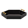 Lipton Hexagon Decorative Tray with Metal Handles