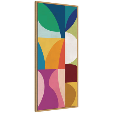 Framed Canvas Sylvie Natural 18x40 1