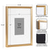Wall Frame Gold 11x14 matted to 5x7 2