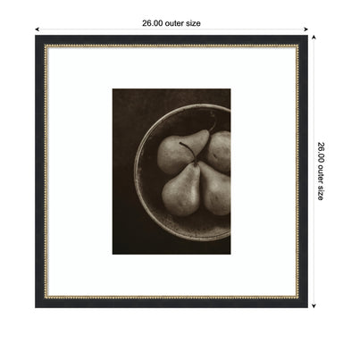 Framed Art 26x26 Belmont Black 2