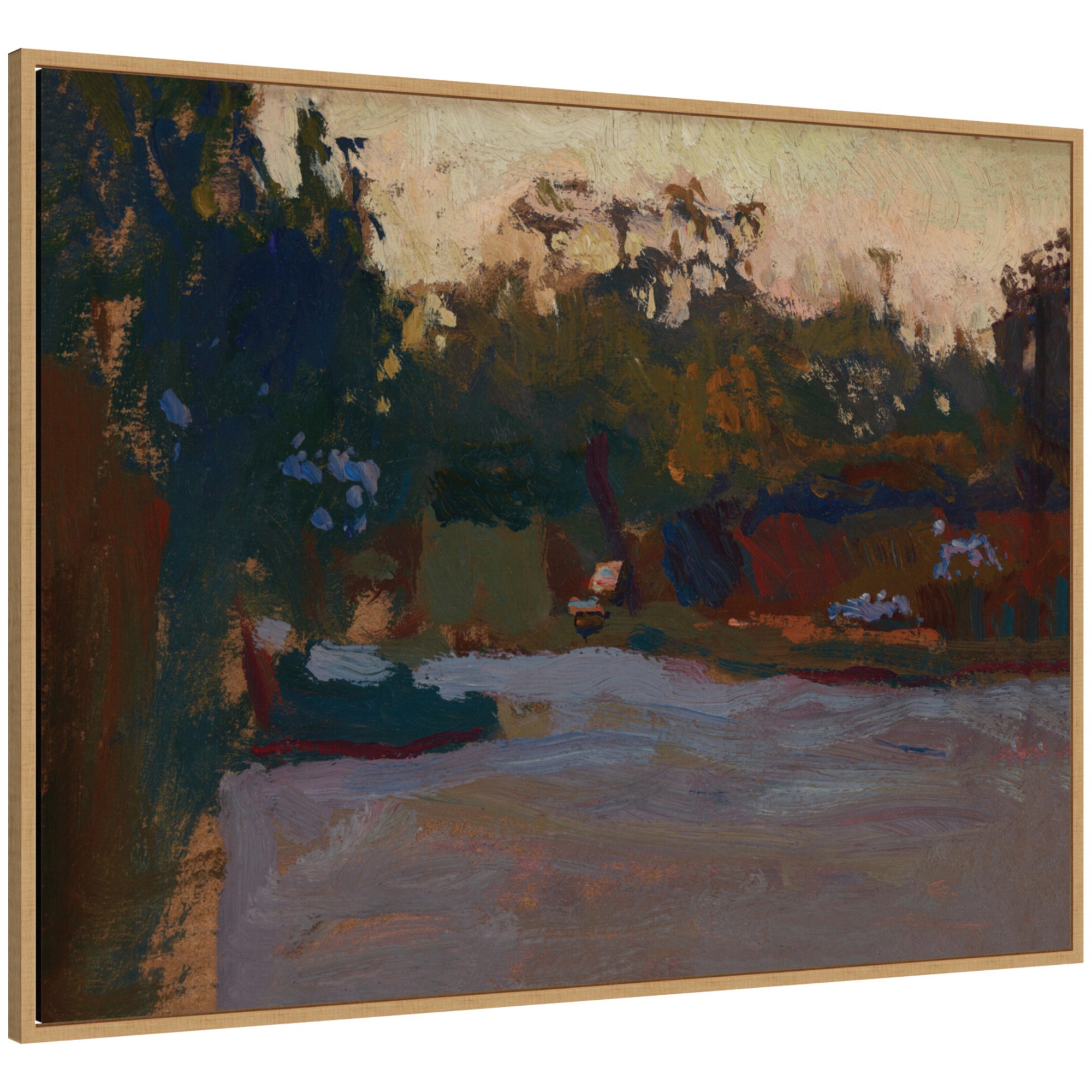 Framed Canvas 42x32 Sylvie Natural 1