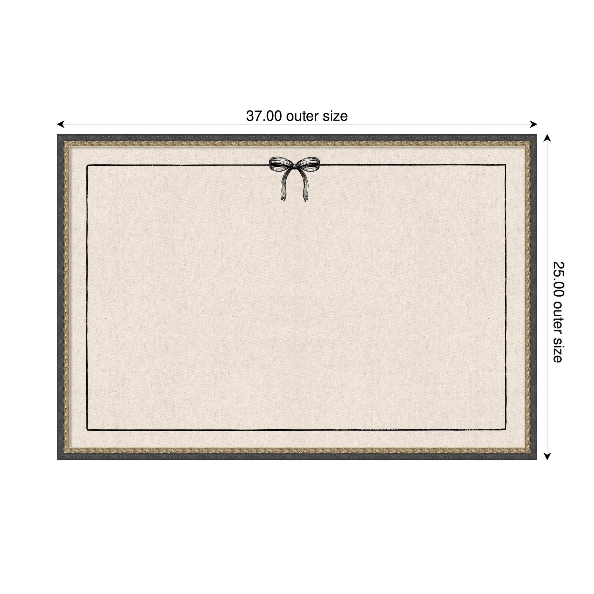Pinboard Matinee Black Bronze 37x25 2