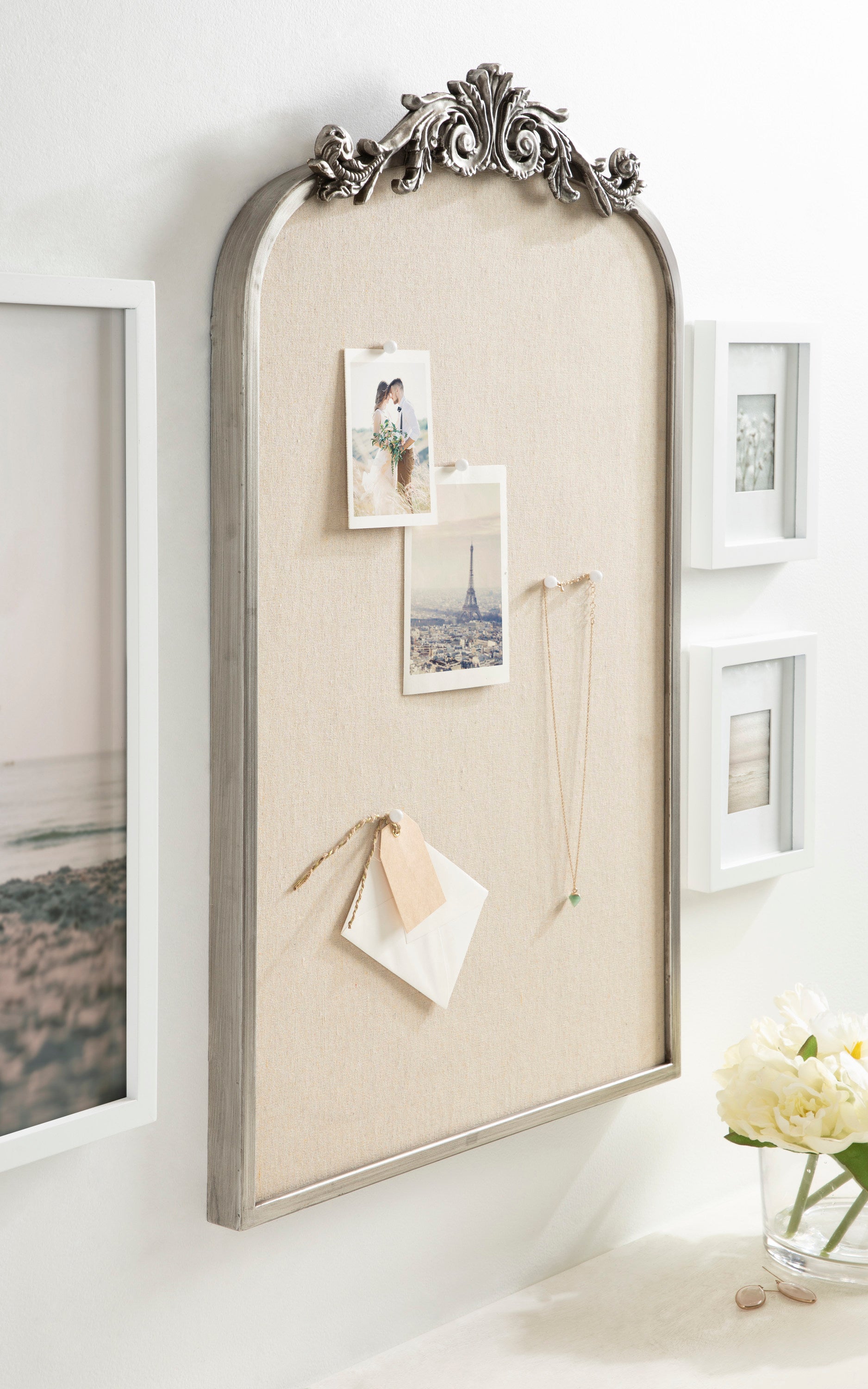 Pinboard Silver 19x31 6