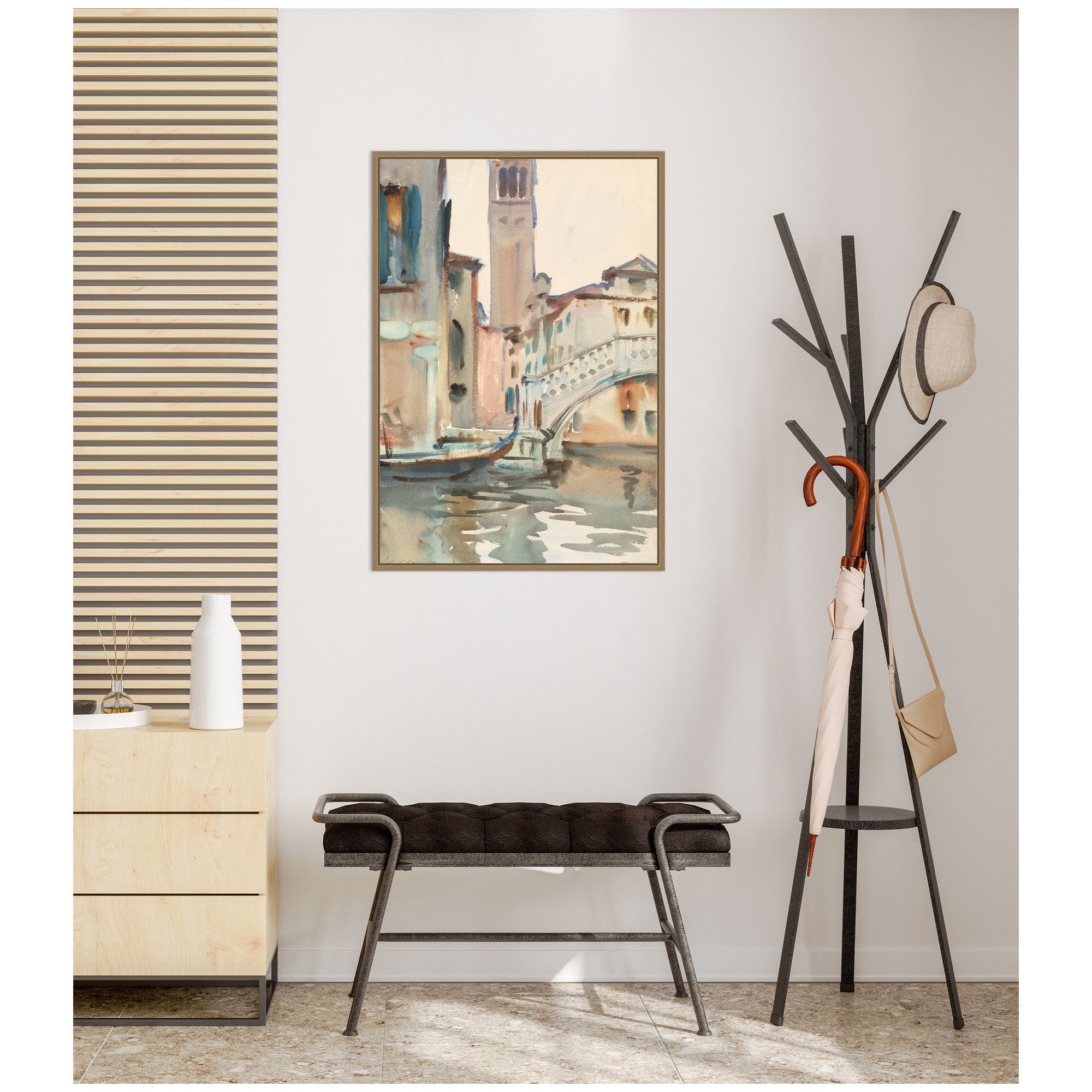 Framed Canvas 23 x 33 Sylvie Dark Gold 6