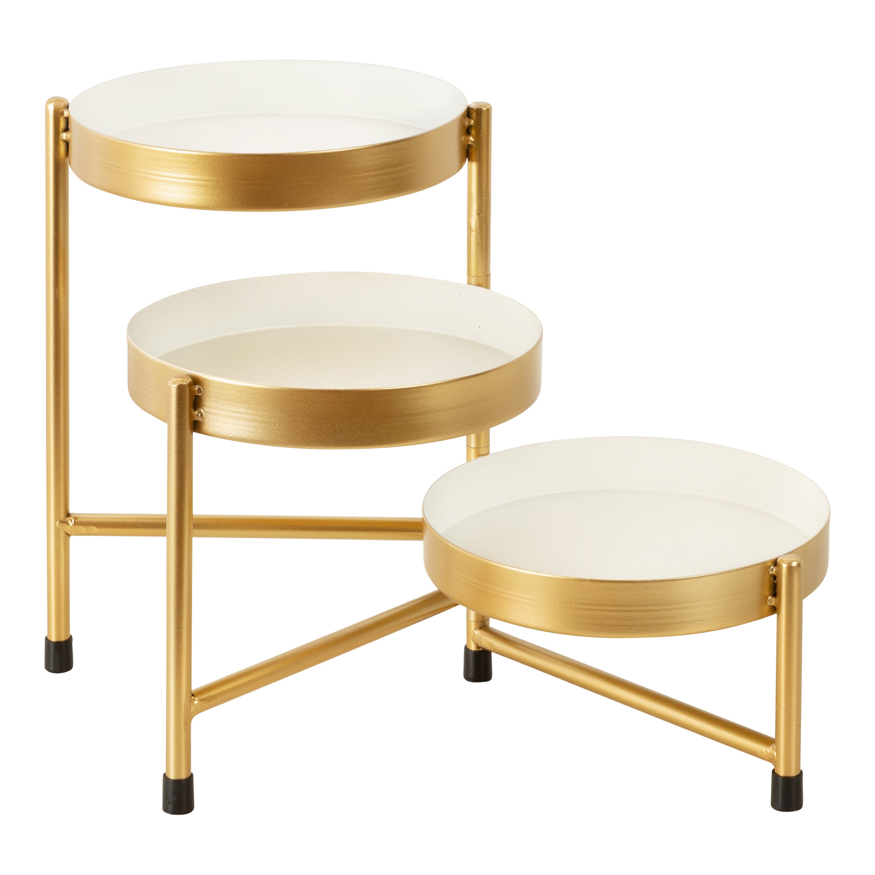 Tabletop Planter White Gold 7x7x10 2