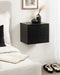 Floating Side Table Black 16x10x12 7