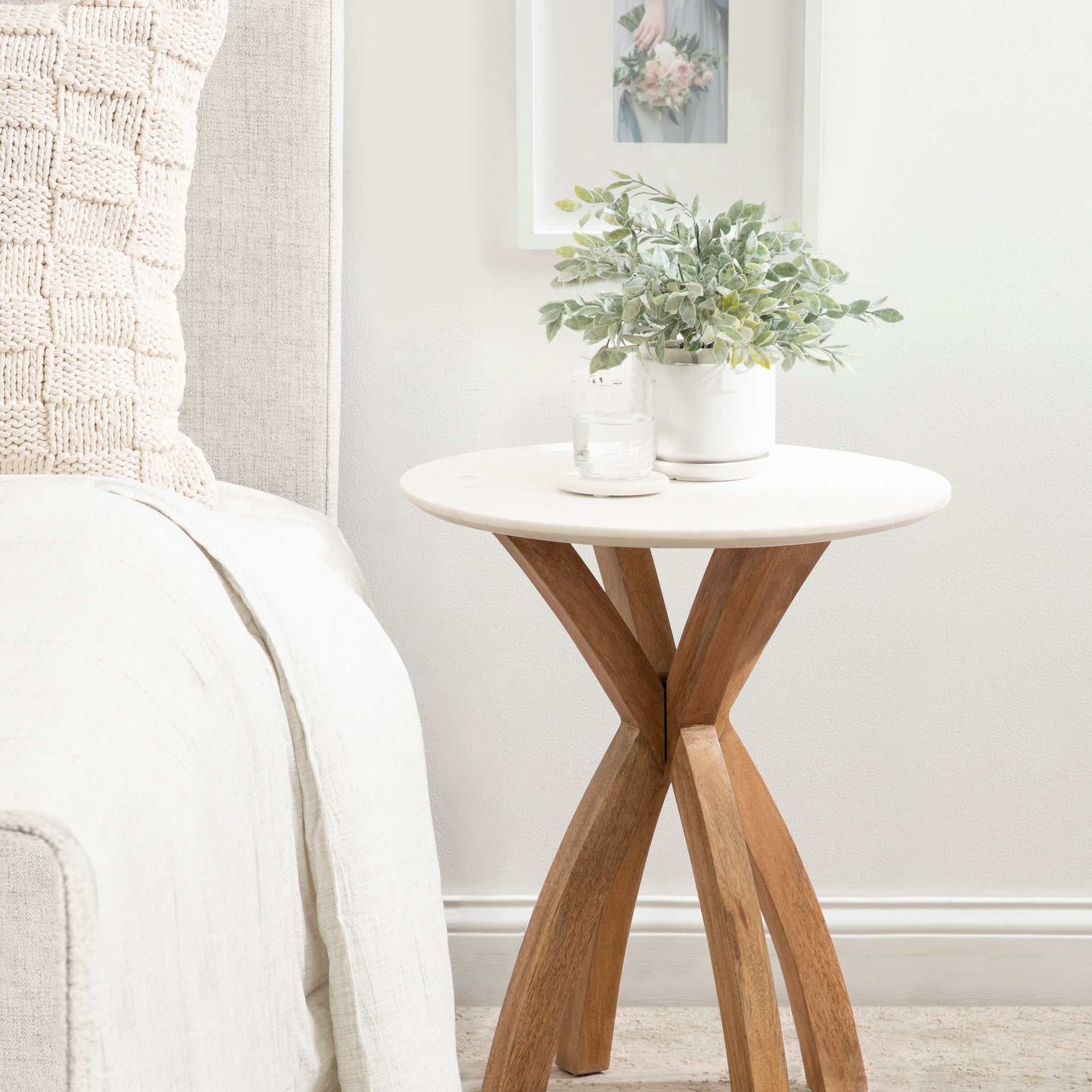 Side Table 20x20x24 Natural 6
