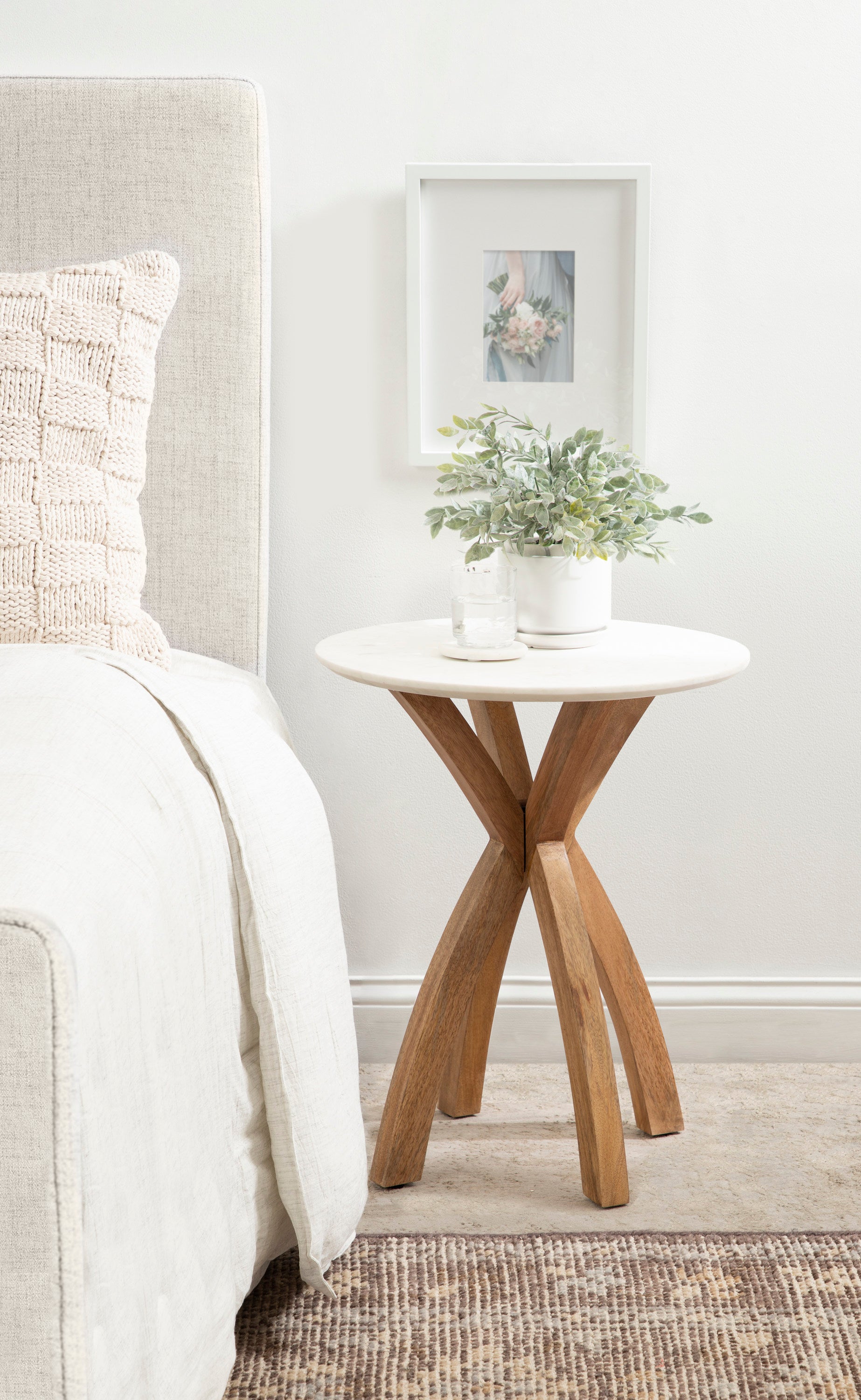 Side Table 20x20x24 Natural 6