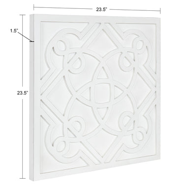 Plaque White 24x24 2