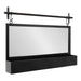 Functional Mirror Black 36x26 1