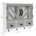 Cabinet White Gray 21x6x20 2