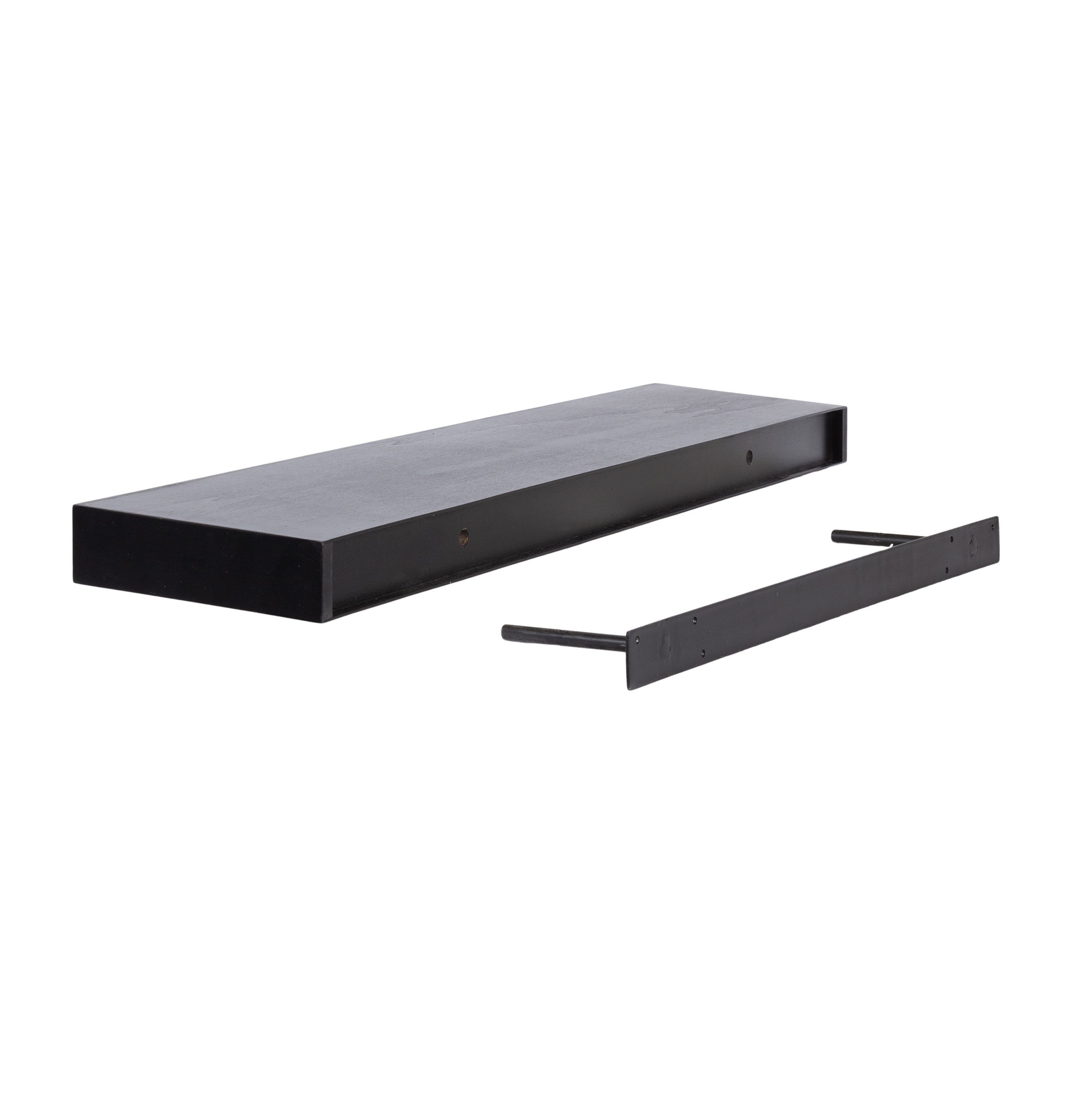 Floating Shelf 1 Piece 36 Inch Black 6