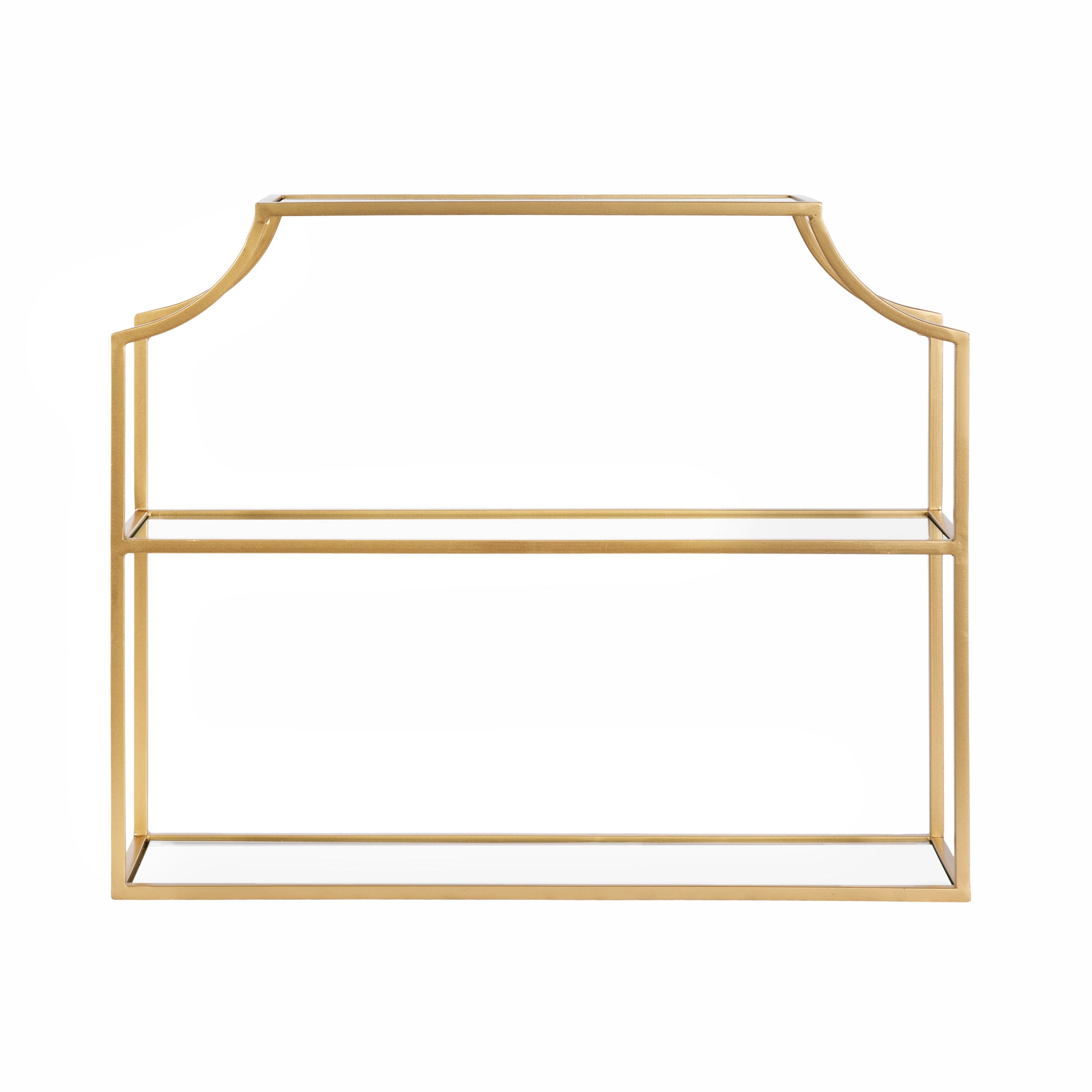 Accent Shelf Gold 24x20 5
