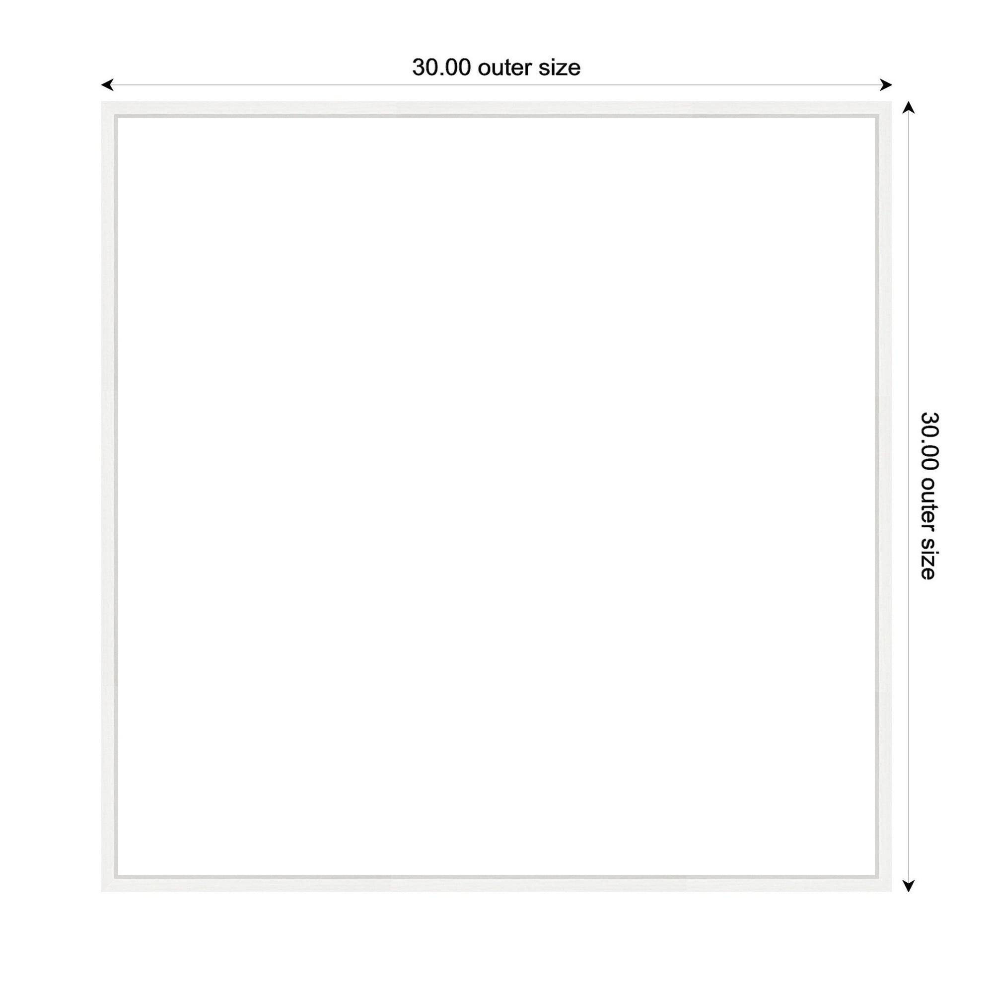 Art Set 2 Piece Set 30x30 Sylvie White 2