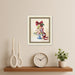 Mounted Canvas Belmont Distress White 10x12 6