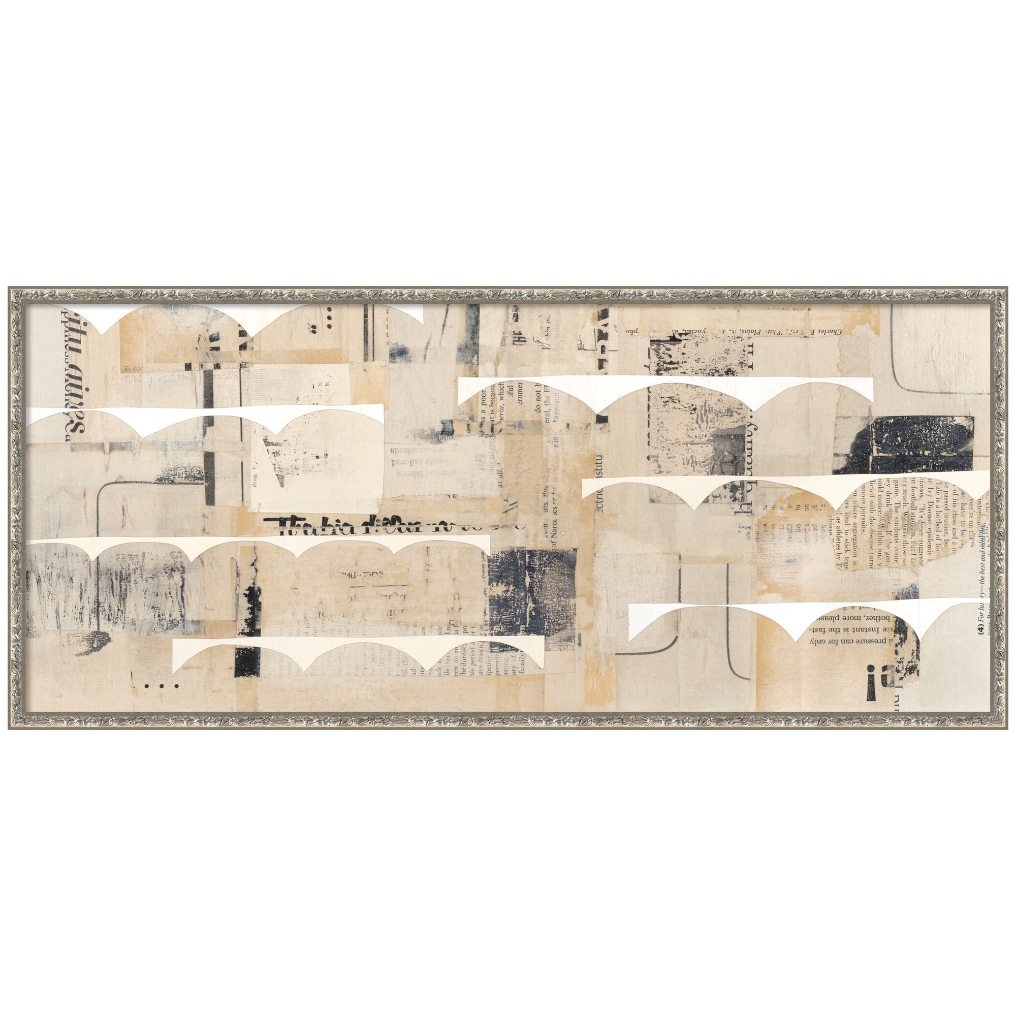 Revolved Half Moon Panel by Felicia Dadak Framed Mounted Canvas Wall Art Print