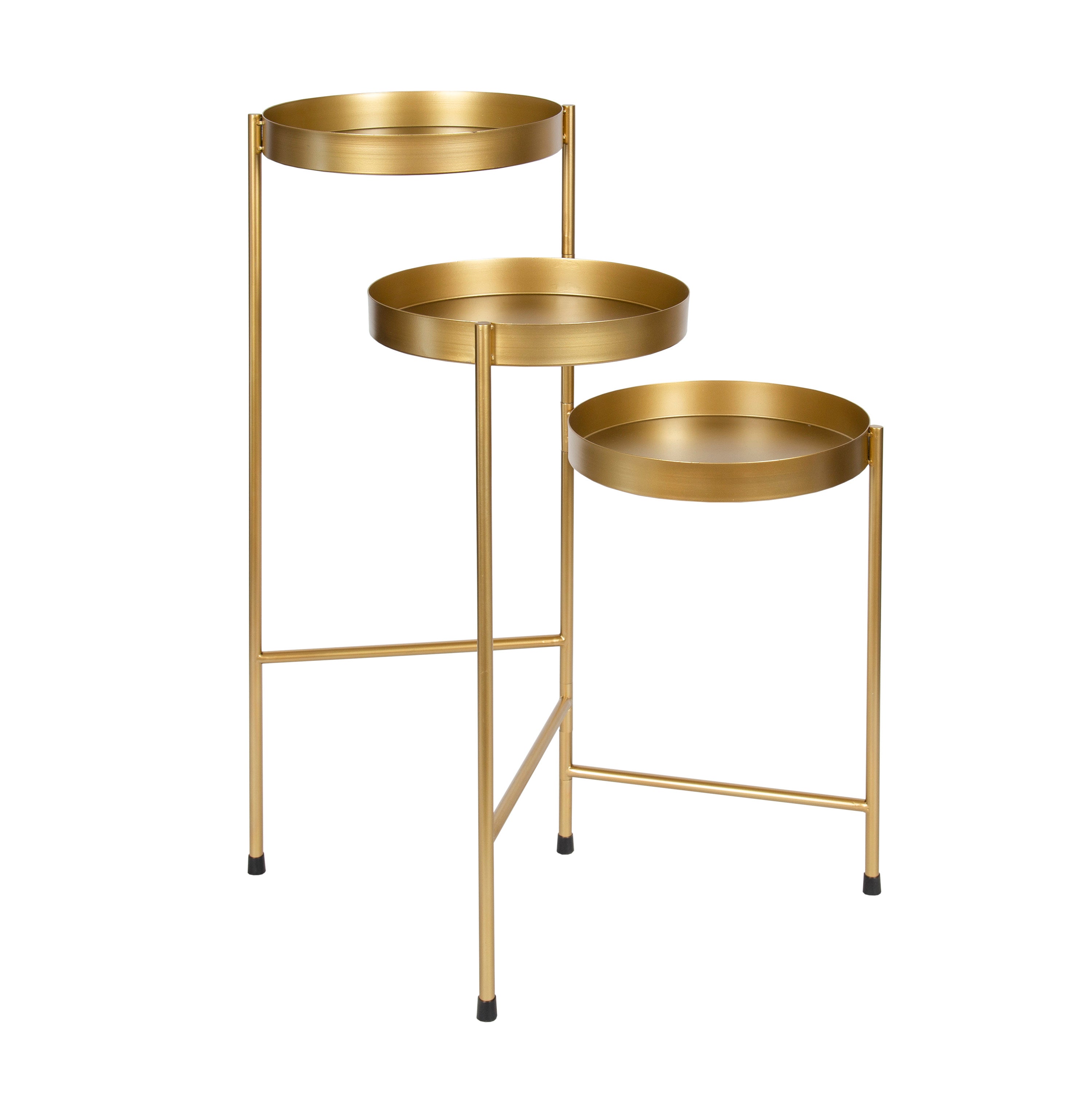 Plant Stand Gold 16x21x30 2