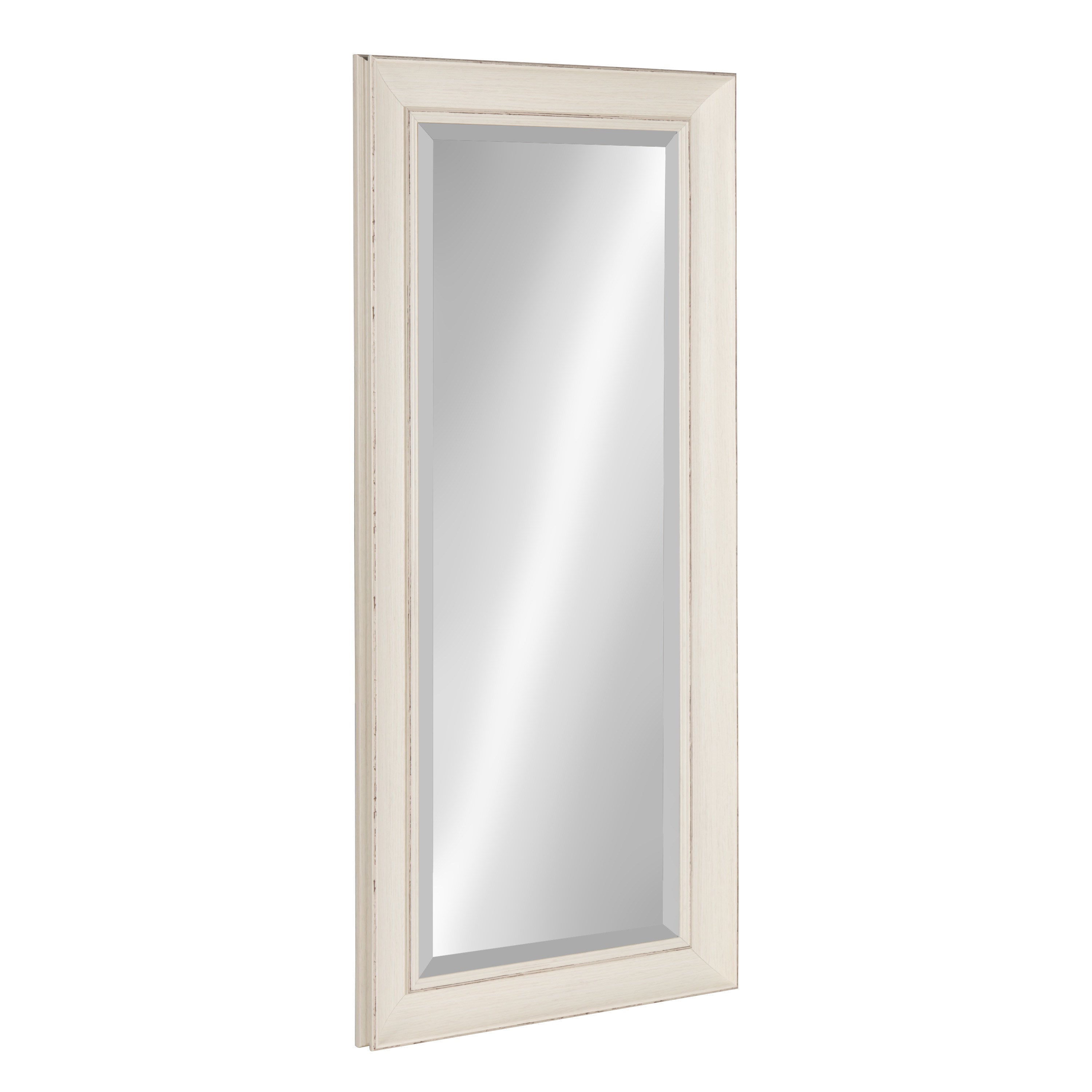 Rectangle Mirror White 16x36 1