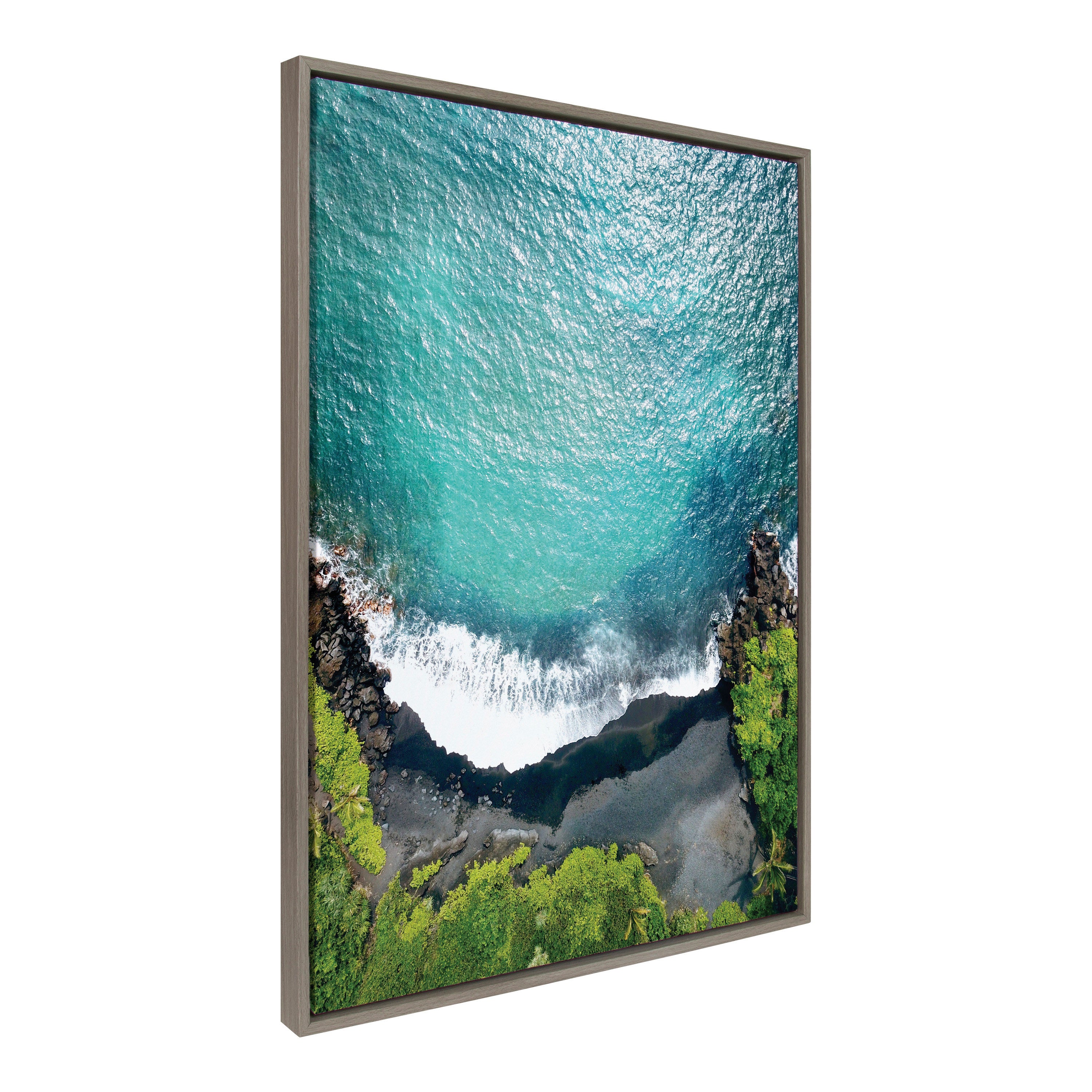 Framed Canvas Sylvie Graywash 28x38 2