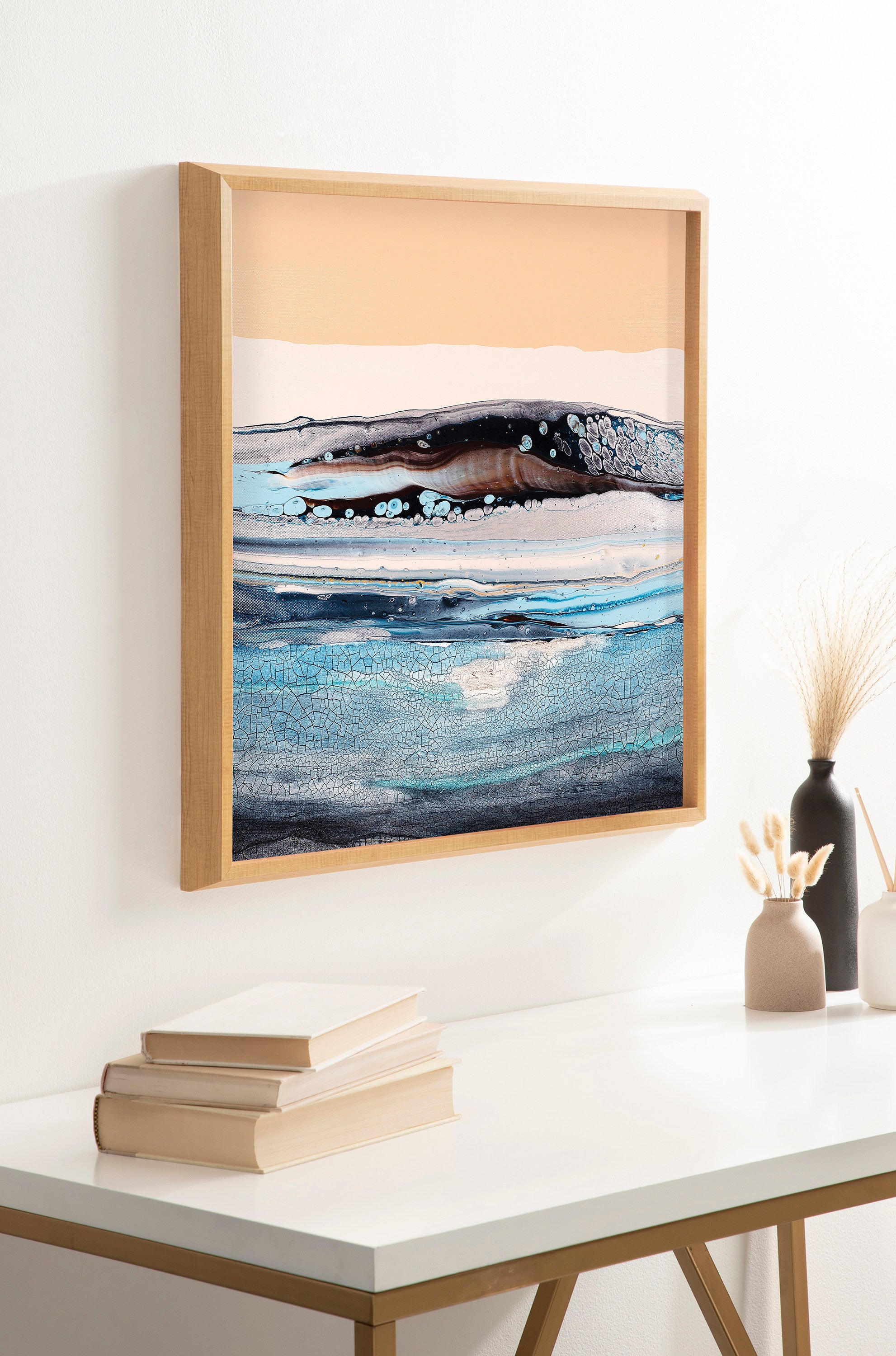 Blake Glacier Park Framed Printed Art by Xizhou Xie