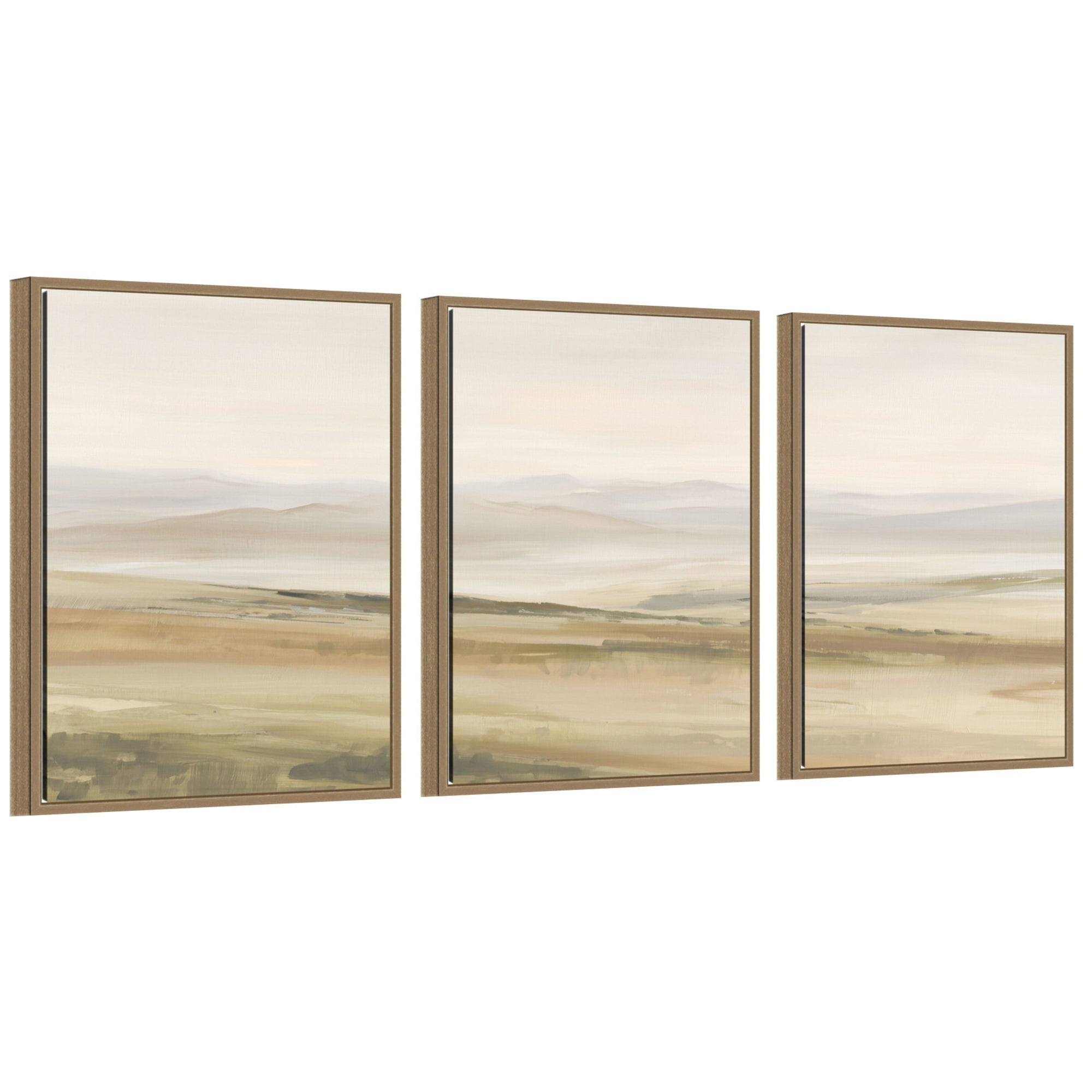 Art Set Sylvie Dark Gold 3 Piece Set 18x24 1