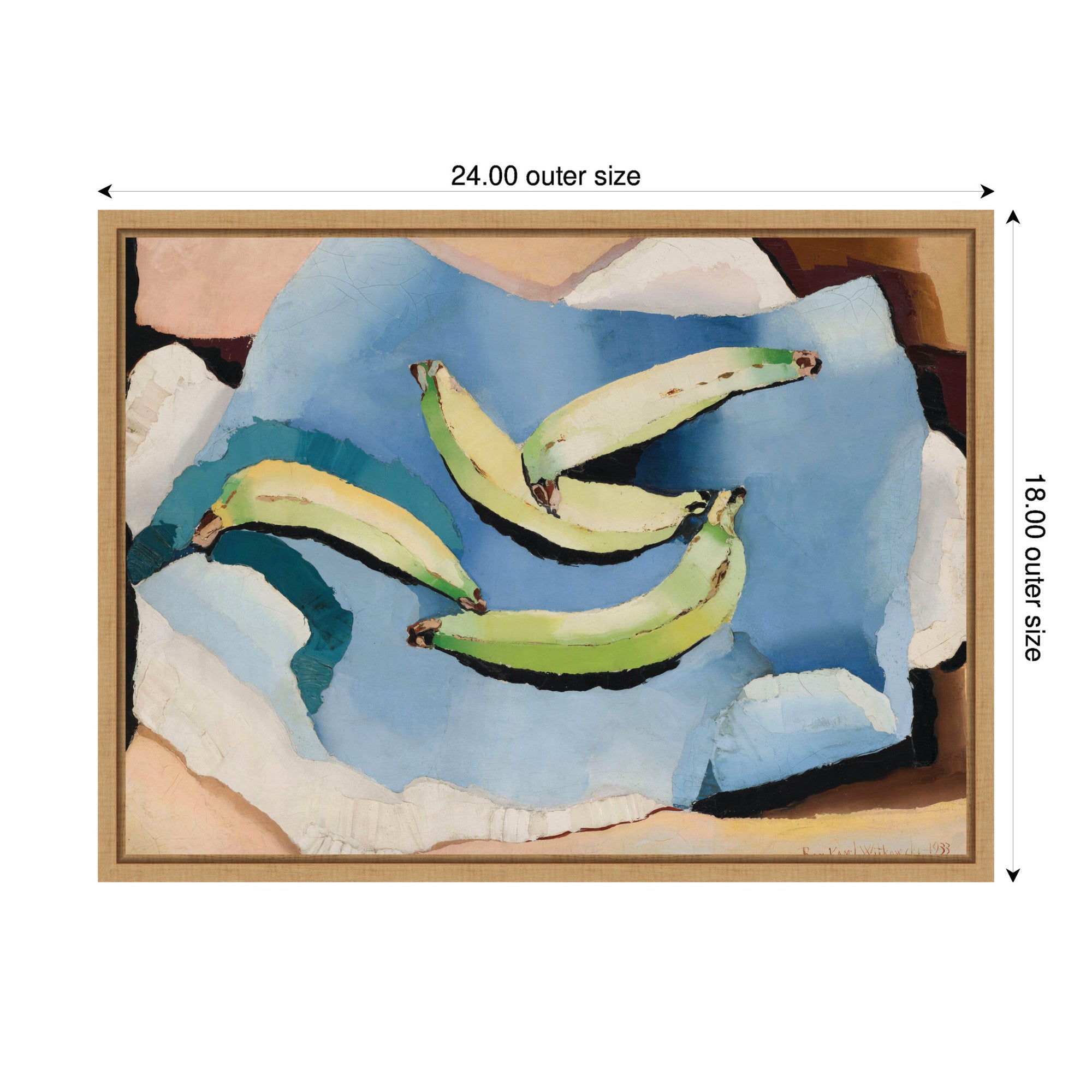 Framed Canvas 24x18 Sylvie Natural 2