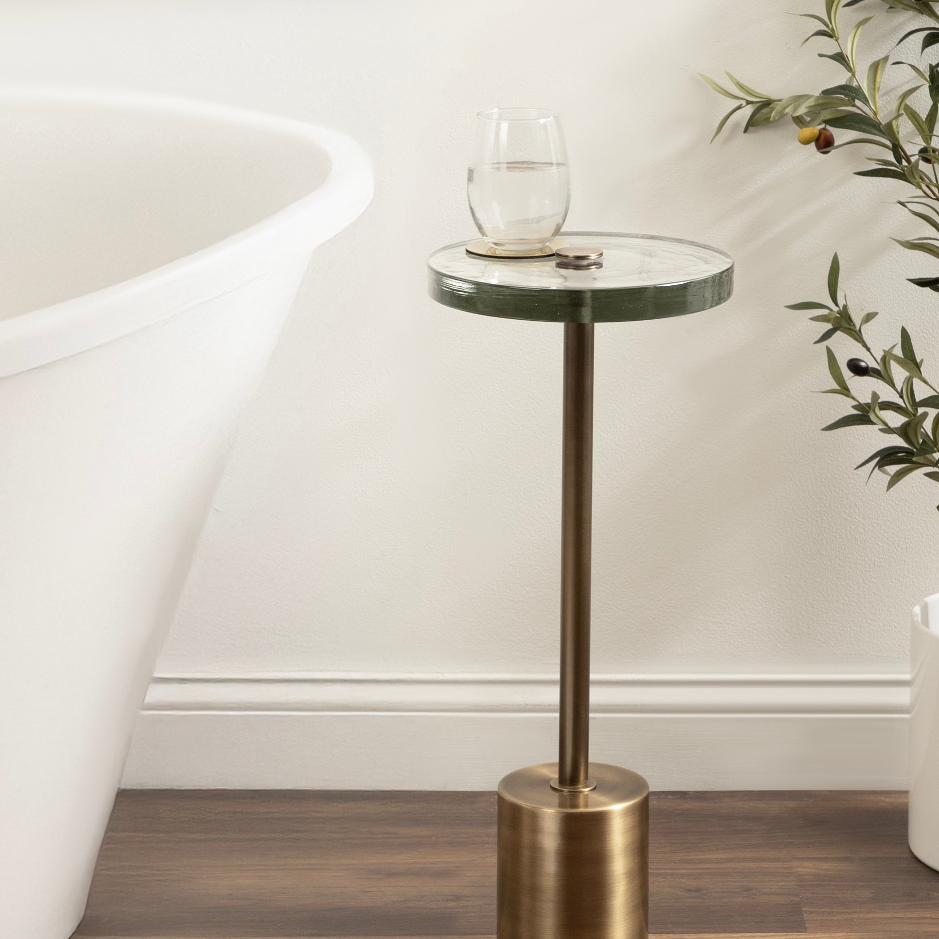 Drink Table Gold 10x10x24 7