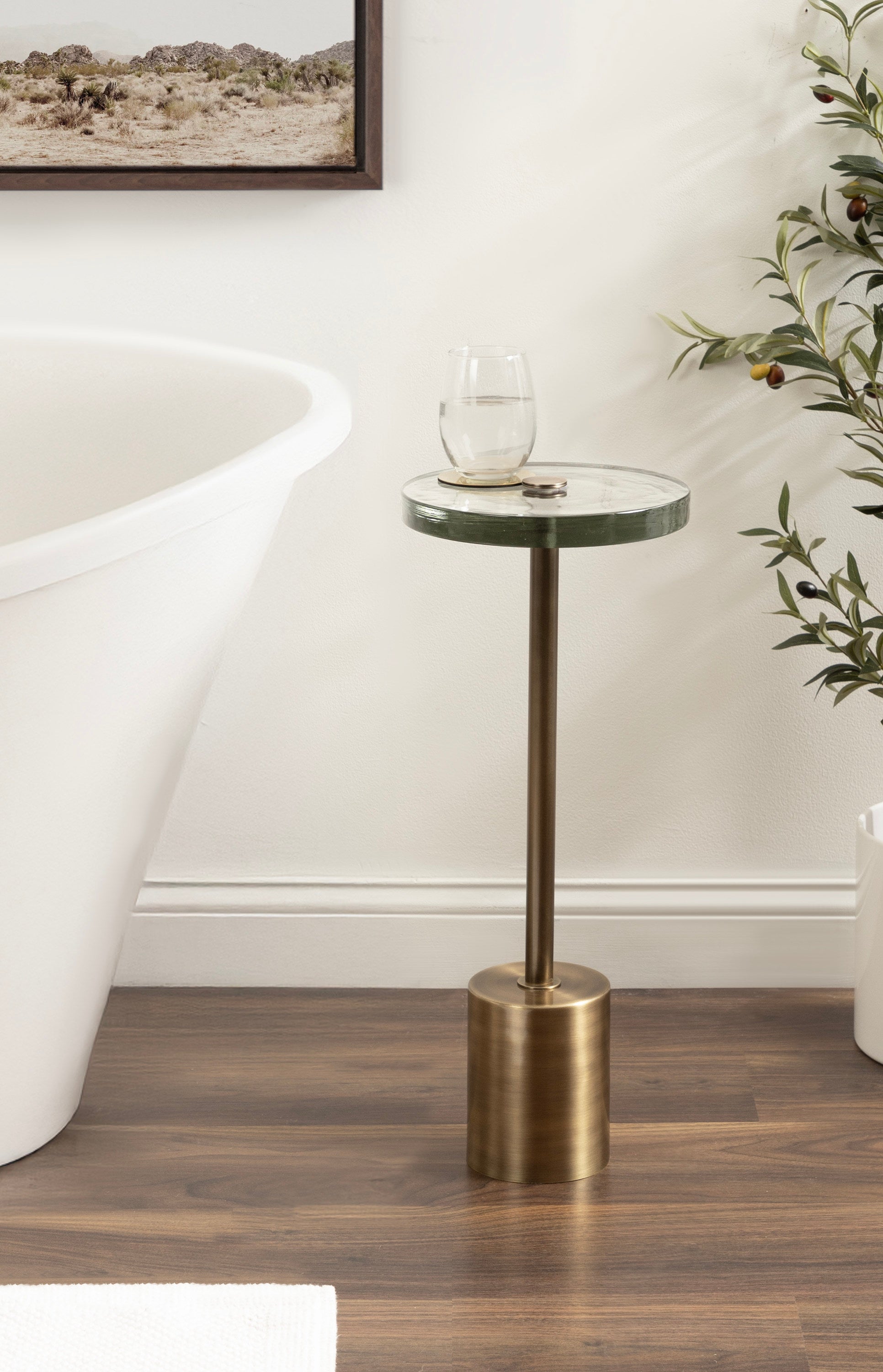 Drink Table Gold 10x10x24 7