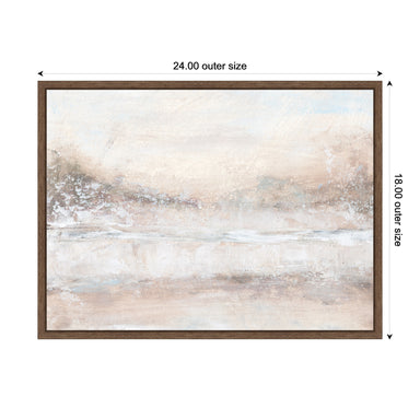 Framed Canvas 24x18 Sylvie Walnut 2