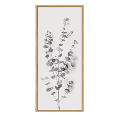 Framed Canvas Sylvie Natural 18x40 2