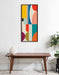 Framed Canvas Sylvie Walnut 18x40 5