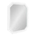 Octagon Mirror White 28x36 1
