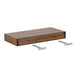 Floating Shelf 2 Piece 18 Inch Rustic Brown 6