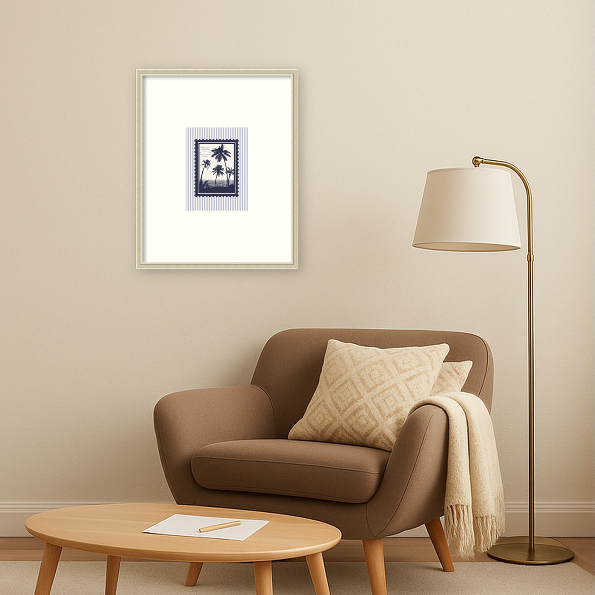 Framed Art 17 x 21 Edith Silver 5