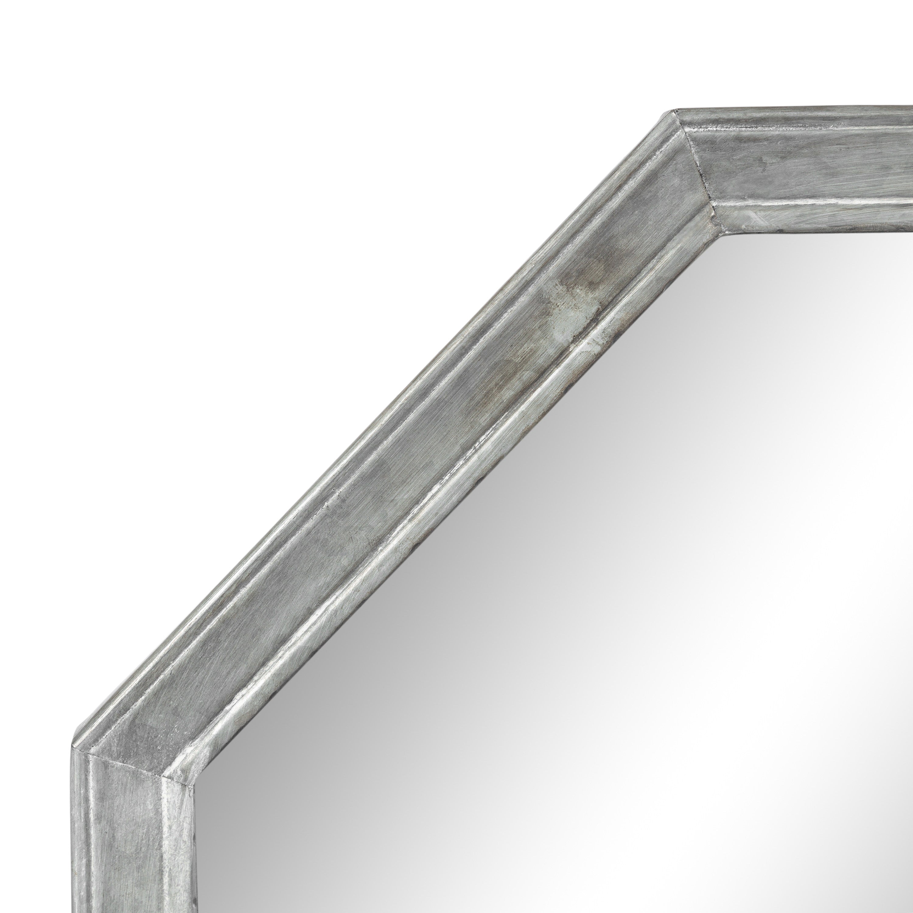 Octagon Mirror Silver 26x26 3