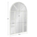 Windowpane Mirror White 24x36 5
